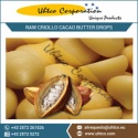  raw criollo cacao butter drops - product's photo