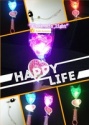 quanzhou kids popular light up color glow stick fruit sweet lollipop candy - product's photo