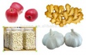 garlic, ginger, apple and peeled garlic - product's photo