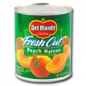canned peach halves - product's photo