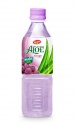 fruit juice aloe vera drink with grape flavour - product's photo