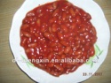 canned dark red kidney beans in tomato paste - product's photo