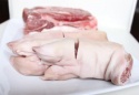 frozen halal pork feet - product's photo