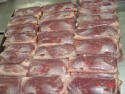 frozen halal duck breast meat boneless skin-on - product's photo