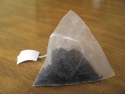 chocolate black tea in pyramid sachets - product's photo