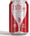red wine di wine can 0.33 l  - product's photo