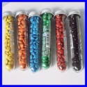 test tube colorful milk biscuit chocolate beans candy - product's photo