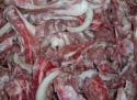 pork tails with tailbones frozen - product's photo