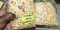 roasted salted and raw cashew nuts - product's photo