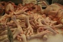 clean fresh frozen chicken feet and chicken paws - product's photo