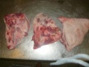 frozen pork jowls rindless - product's photo